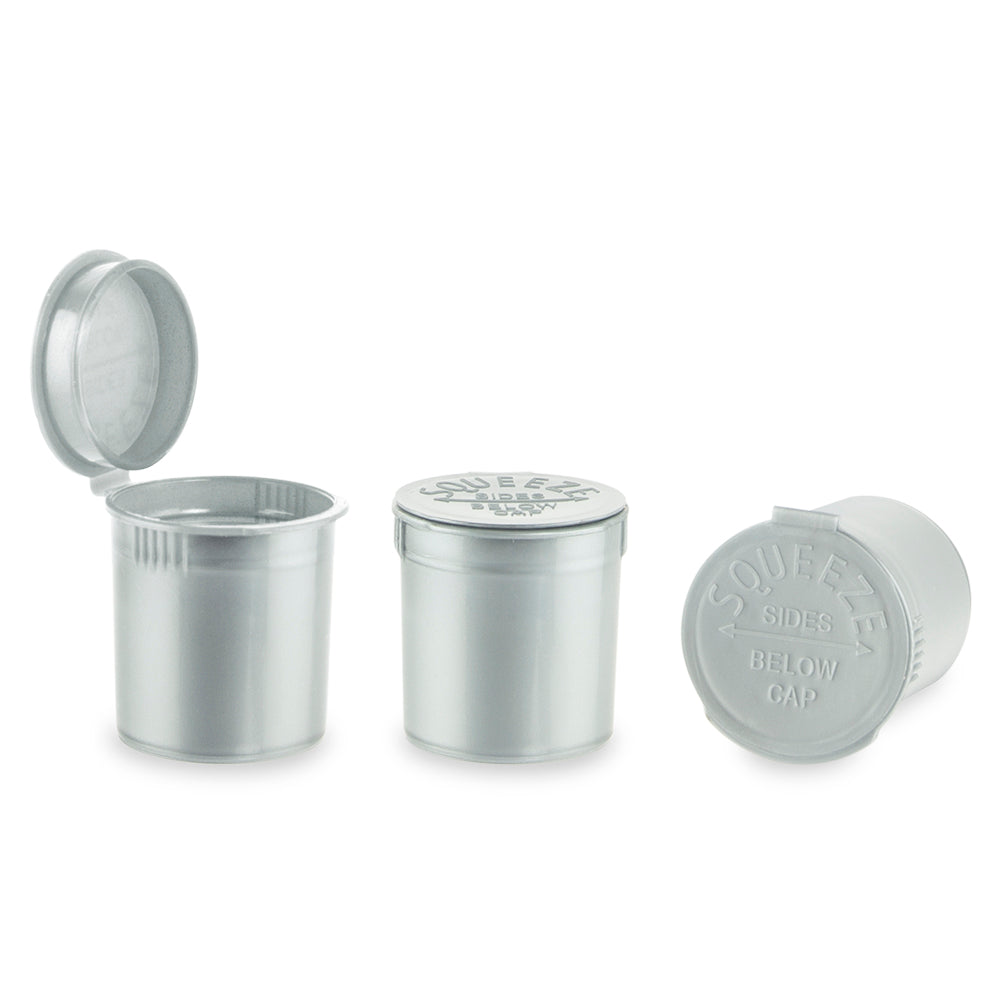 Loud Lock Plastic Pop Top - 6 Dram - 600pc - Child Resistant - Discreet Smoker