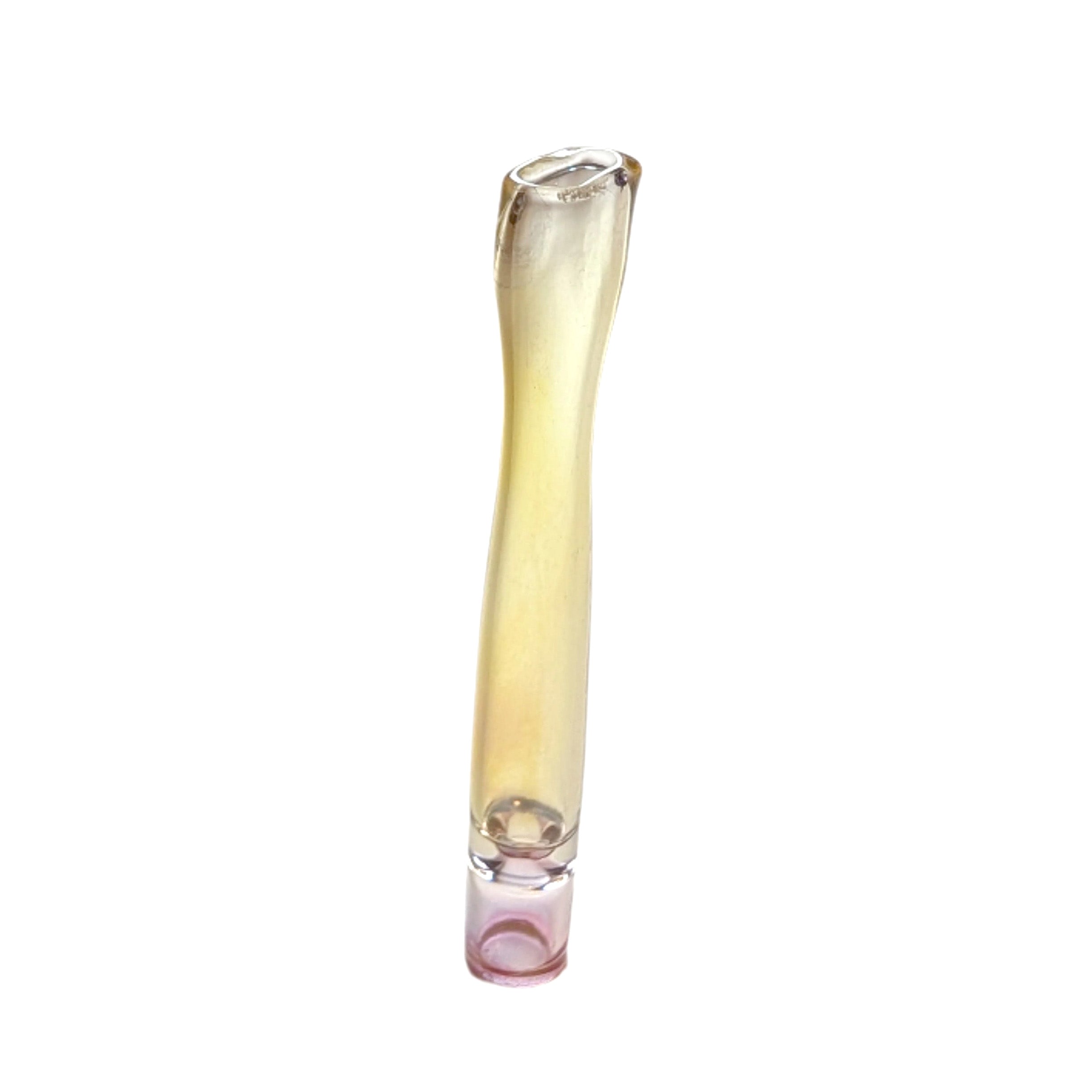 Flat Tip Handmade Glass One Hitter 3.5" (5 Pack) - Discreet Smoker