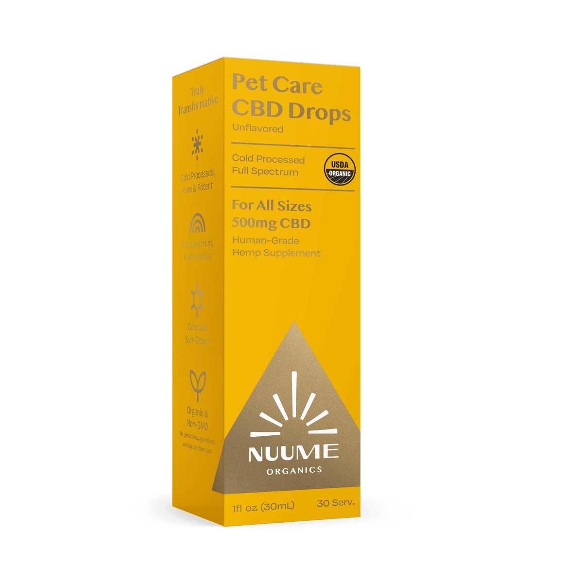 Organic CBD Pet Care Drops 500mg - Discreet Smoker