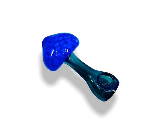 Glass Hand Pipe - Mushroom Top (4") - Discreet Smoker