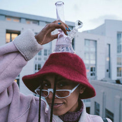 HEMPER Pink Beaker Bong - Discreet Smoker