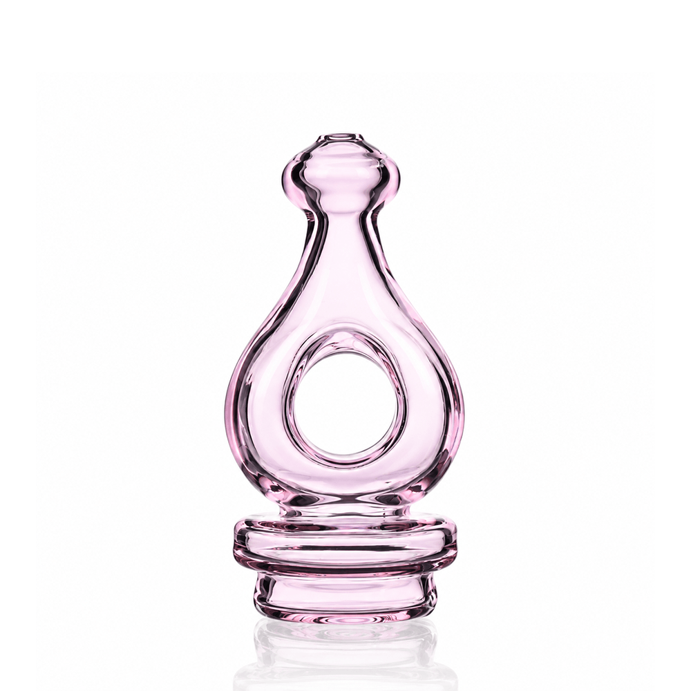 4" Teardrop Dry Top for Puffco Peak & Peak Pro | Croia Glass - Discreet Smoker