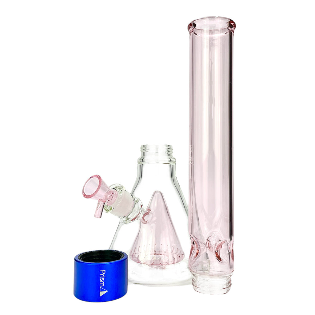 Tall Percolated Beaker Single Stack - Discreet Smoker