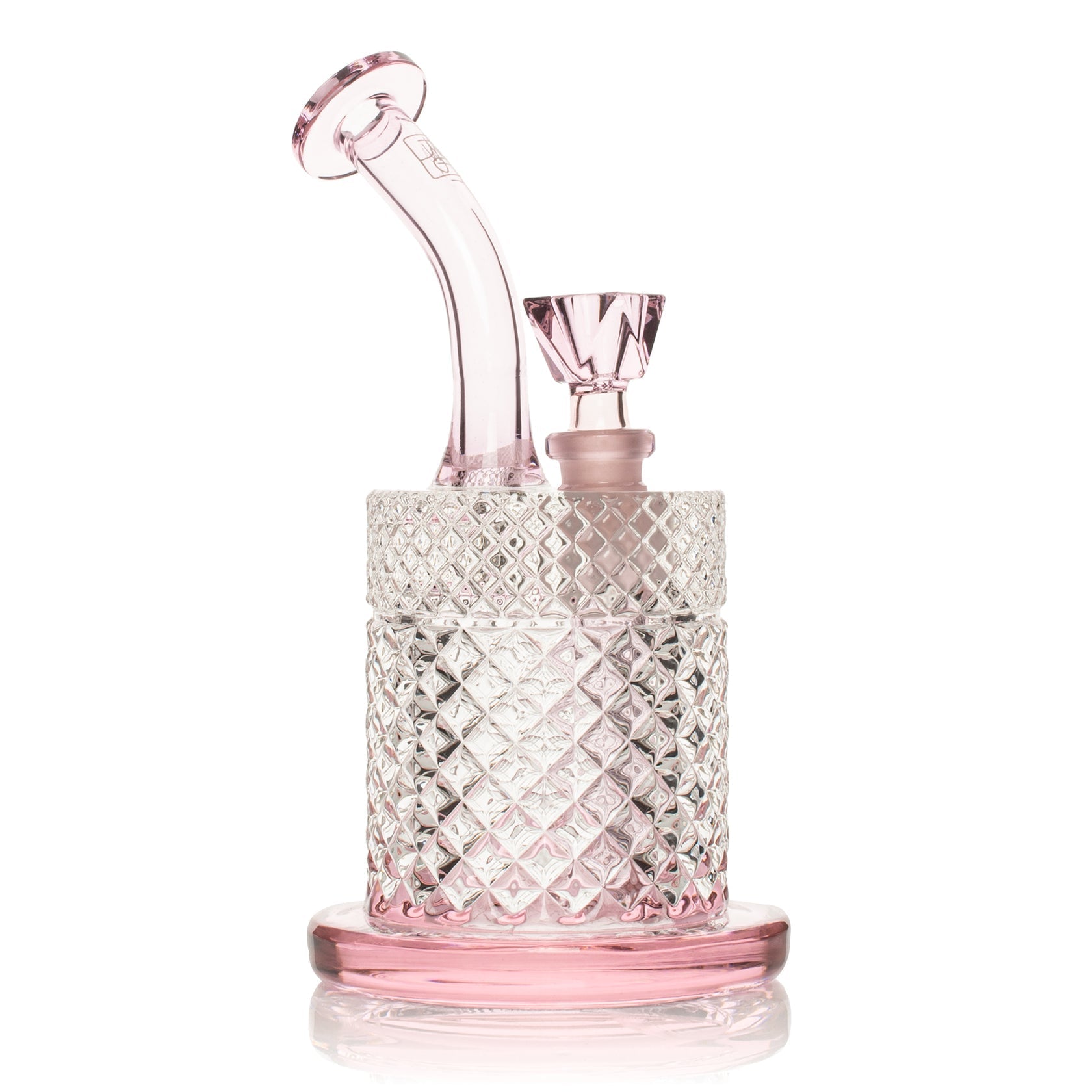 Jane West Twenties Collection Glass Water Pipe – 7½″ - Discreet Smoker