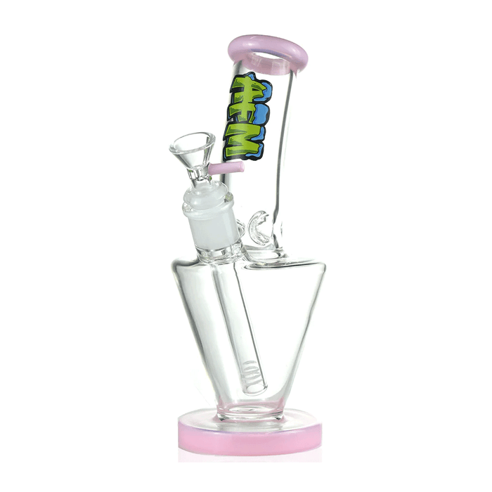 AFM Glass 9" Upside Down Glass Beaker, Pink