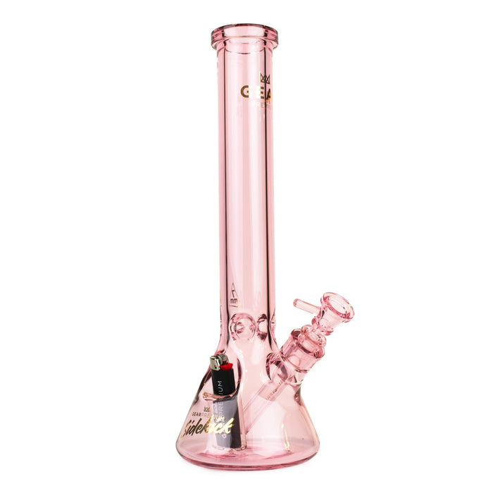 Gear Premium 15" Sidekick (Beaker) Water Pipe, Pink