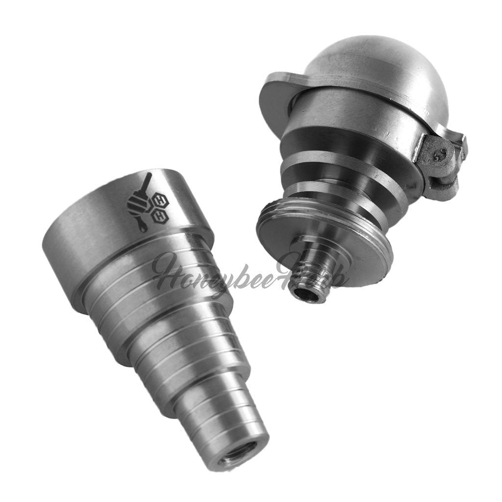 TITANIUM 6 IN 1 BASEBALL CARB CAP DAB NAIL - Discreet Smoker