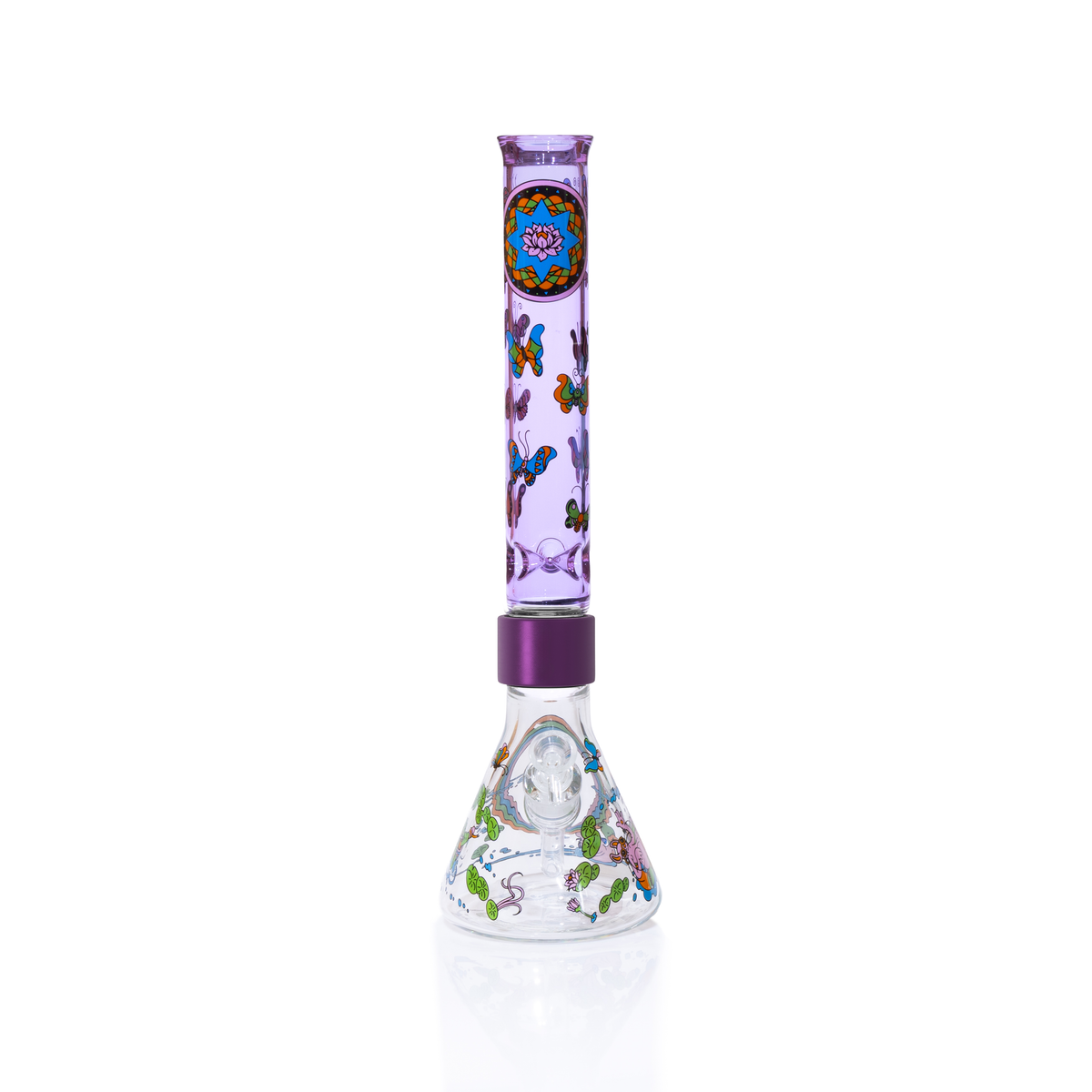 Pond Life Tall Beaker - Discreet Smoker