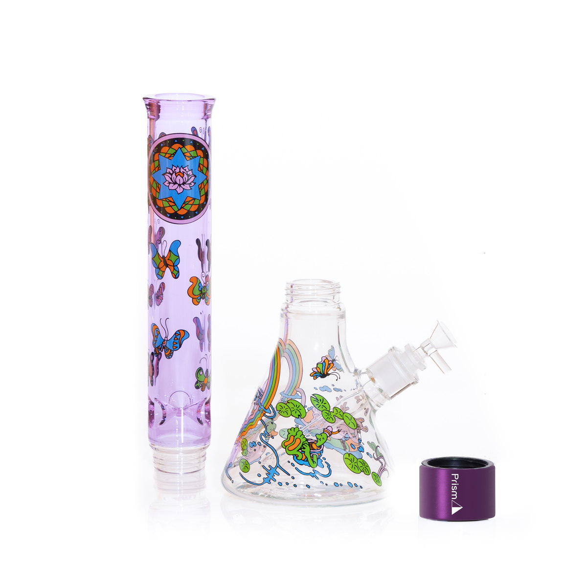Pond Life Tall Beaker - Discreet Smoker