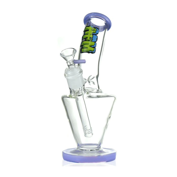 AFM Glass 9" Upside Down Glass Beaker, Purple
