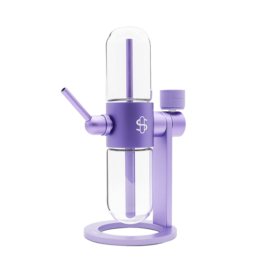 Stündenglass Gravity Infuser - Violet Purple | 360° Gravity Hookah - Discreet Smoker
