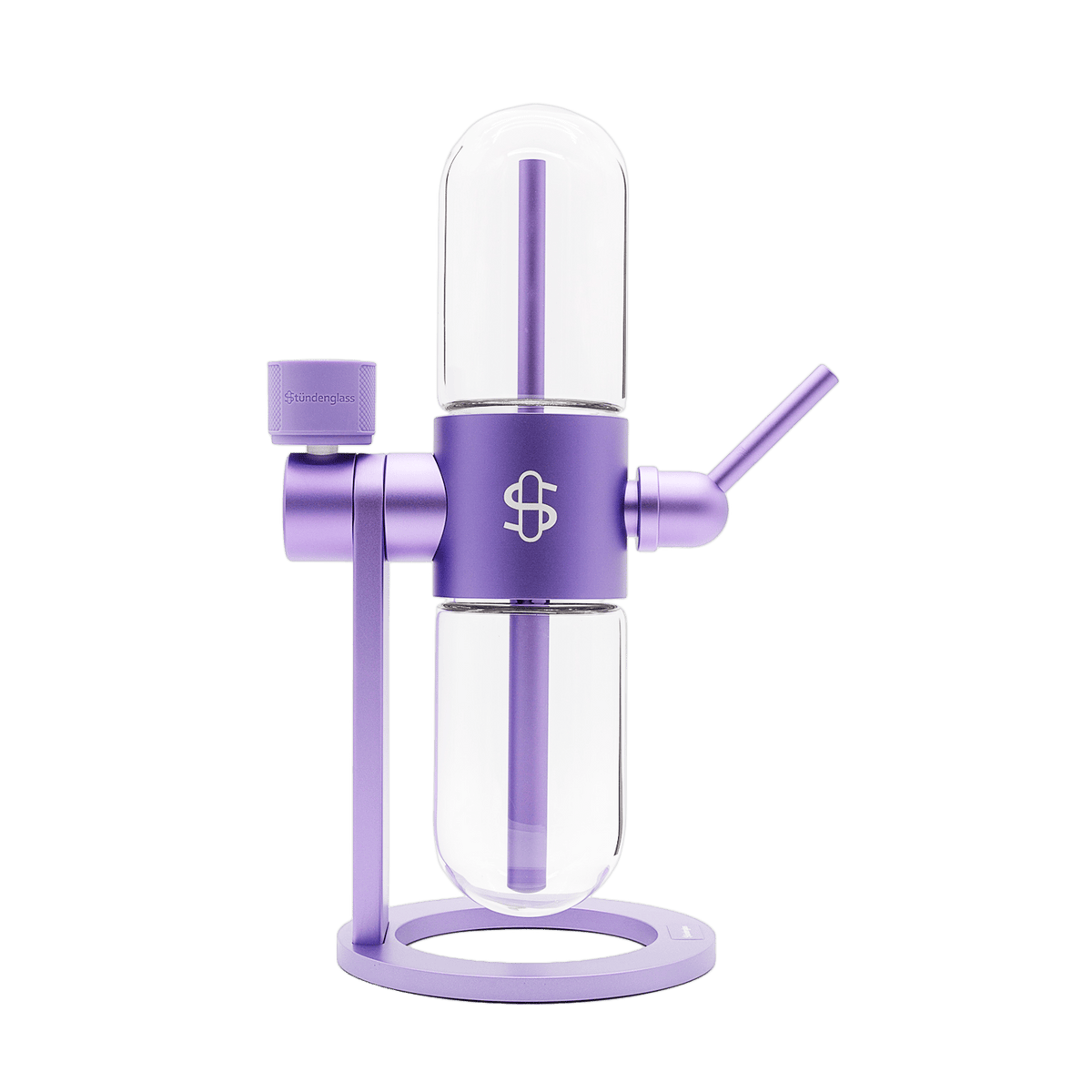Stündenglass Gravity Infuser - Violet Purple | 360° Gravity Hookah - Discreet Smoker