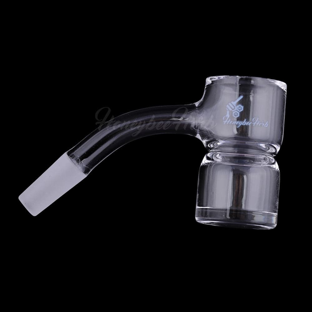 HONEY BEVEL SPLASH BUCKET QUARTZ BANGER - 45° DEGREE | BL - Discreet Smoker