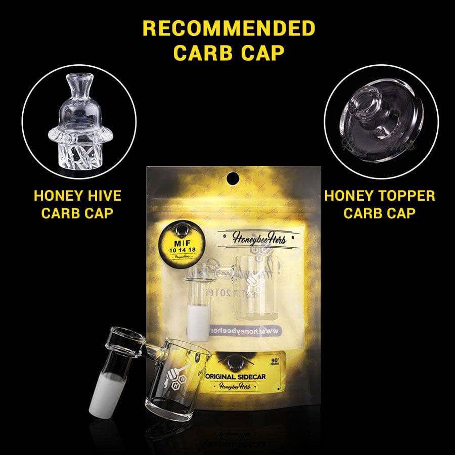 ORIGINAL SIDECAR QUARTZ BANGER - 90° DEGREE | YL - Discreet Smoker