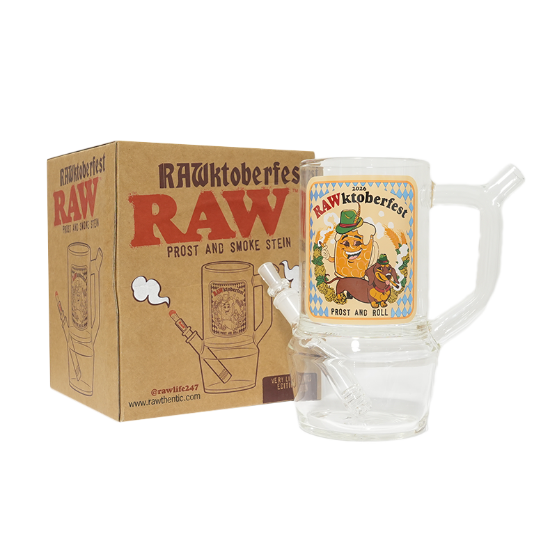 RAW RAWktoberfest Prost & Smoke Stein – 7.5″ - Discreet Smoker