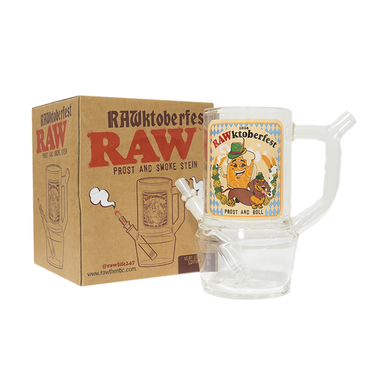 RAW RAWktoberfest Prost & Smoke Stein – 7.5″ - Discreet Smoker