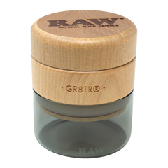 RAW Natural Wood Grinder - 65mm - Discreet Smoker