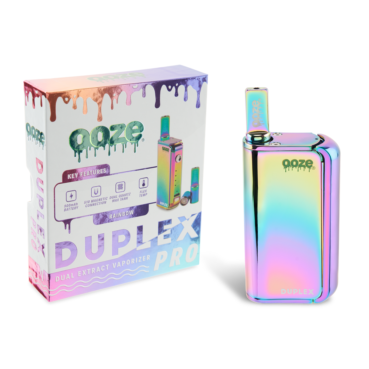 Ooze Duplex Pro – 900 mAh – Cartridge & Wax Vaporizer - Discreet Smoker