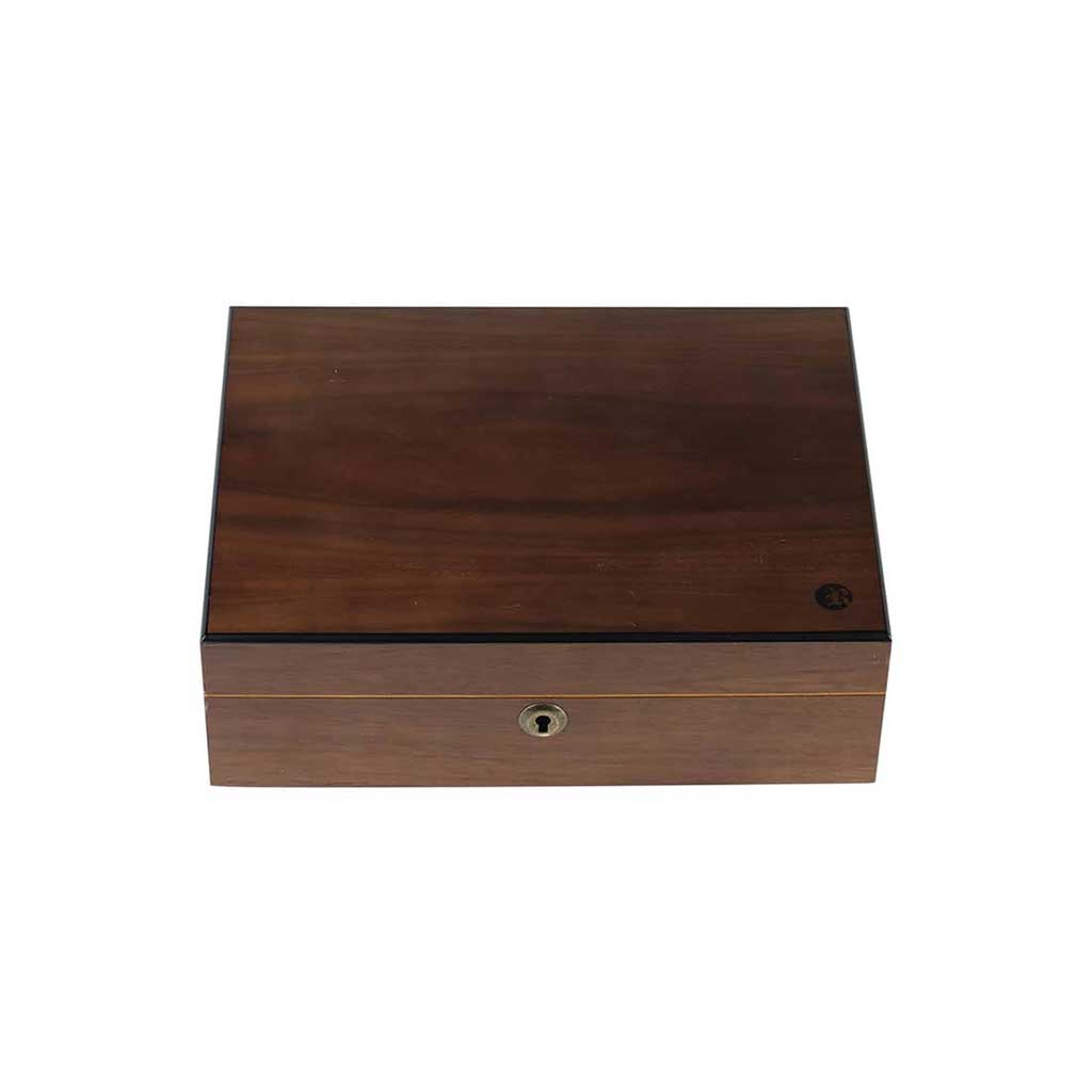 RYOT HUMIDOR WALNUT COMBO BOX (8X11) - Discreet Smoker