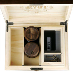 RYOT HUMIDOR WALNUT COMBO BOX (8X11)
