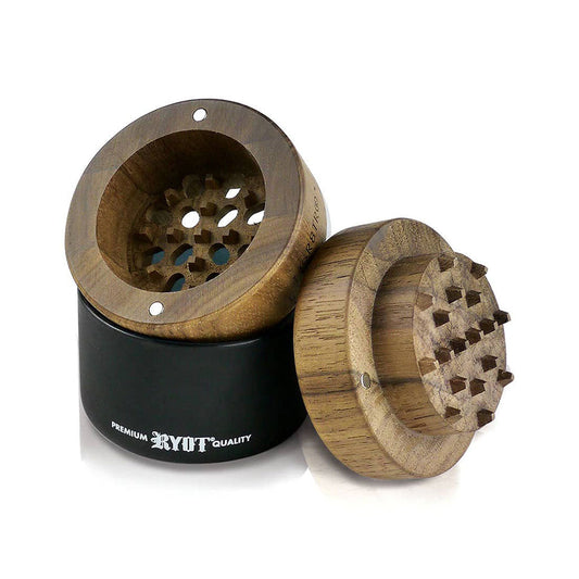 WOOD GR8TR WITH JAR BODY - Discreet Smoker