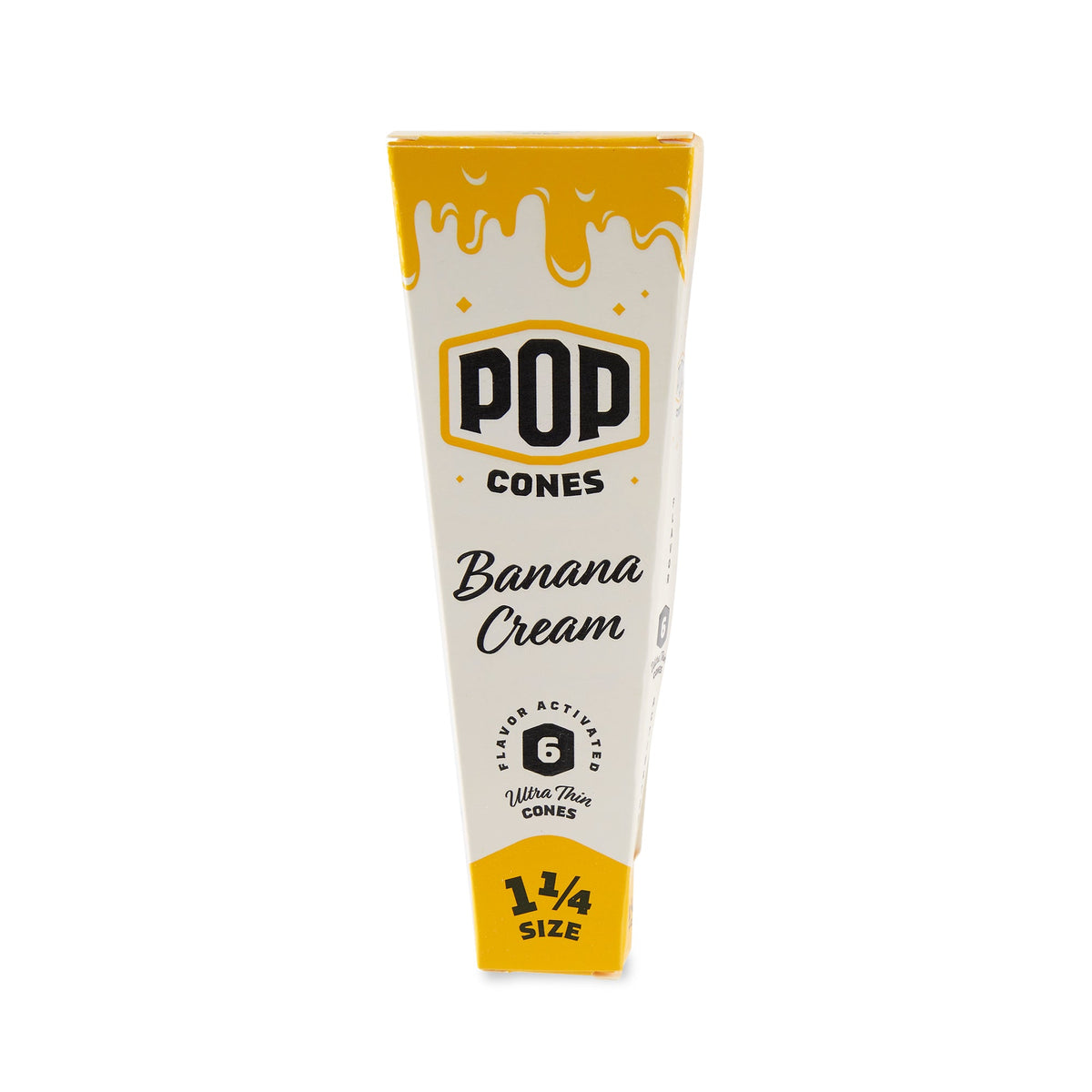 Pop Cones 1 ¼ Size Ultra Thin 6pk Cones - 24ct Display - Discreet Smoker