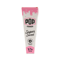 Pop Cones 1 ¼ Size Ultra Thin 6pk Cones - 24ct Display