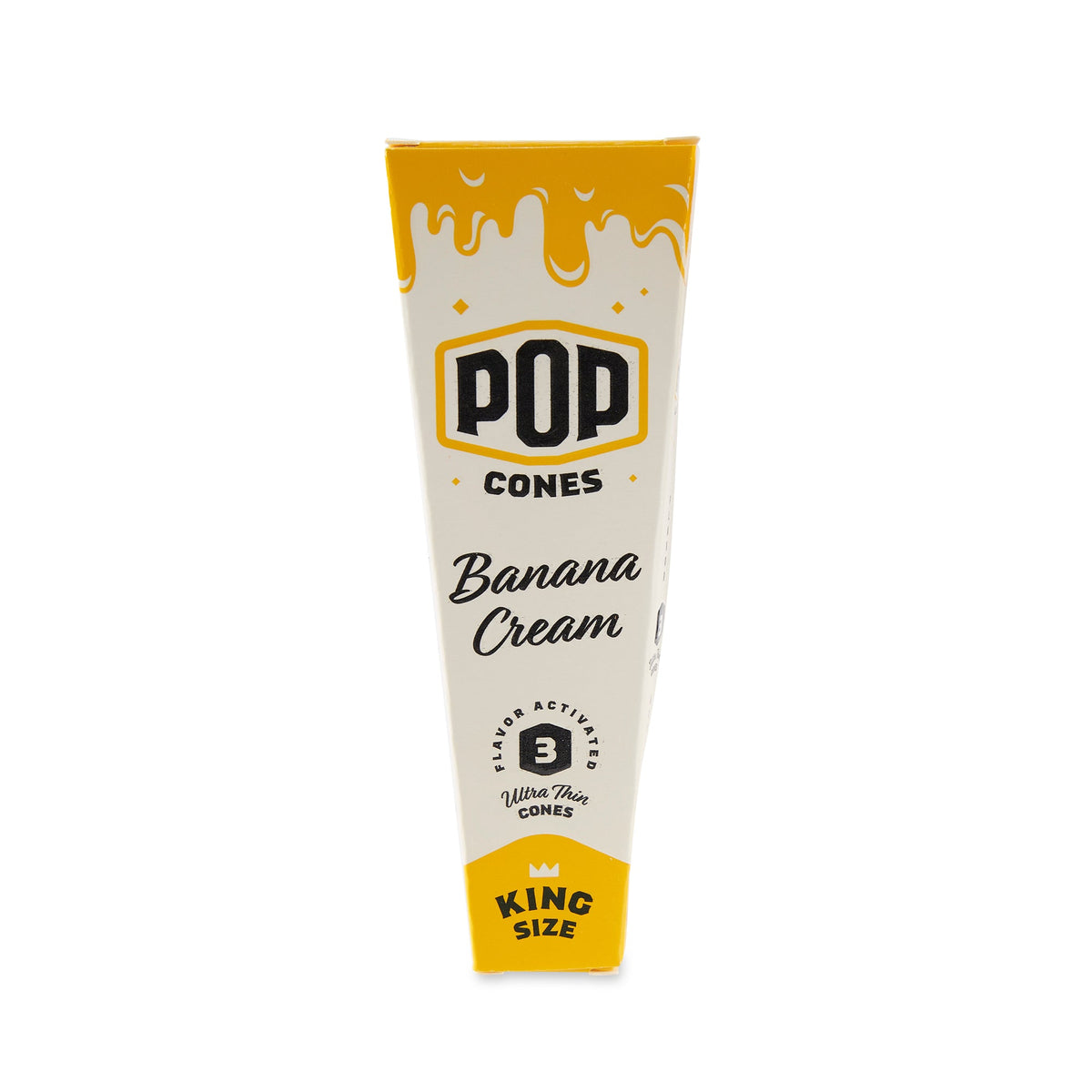 Pop Cones King Size Ultra Thin 3pk Cones - 24ct Display - Discreet Smoker