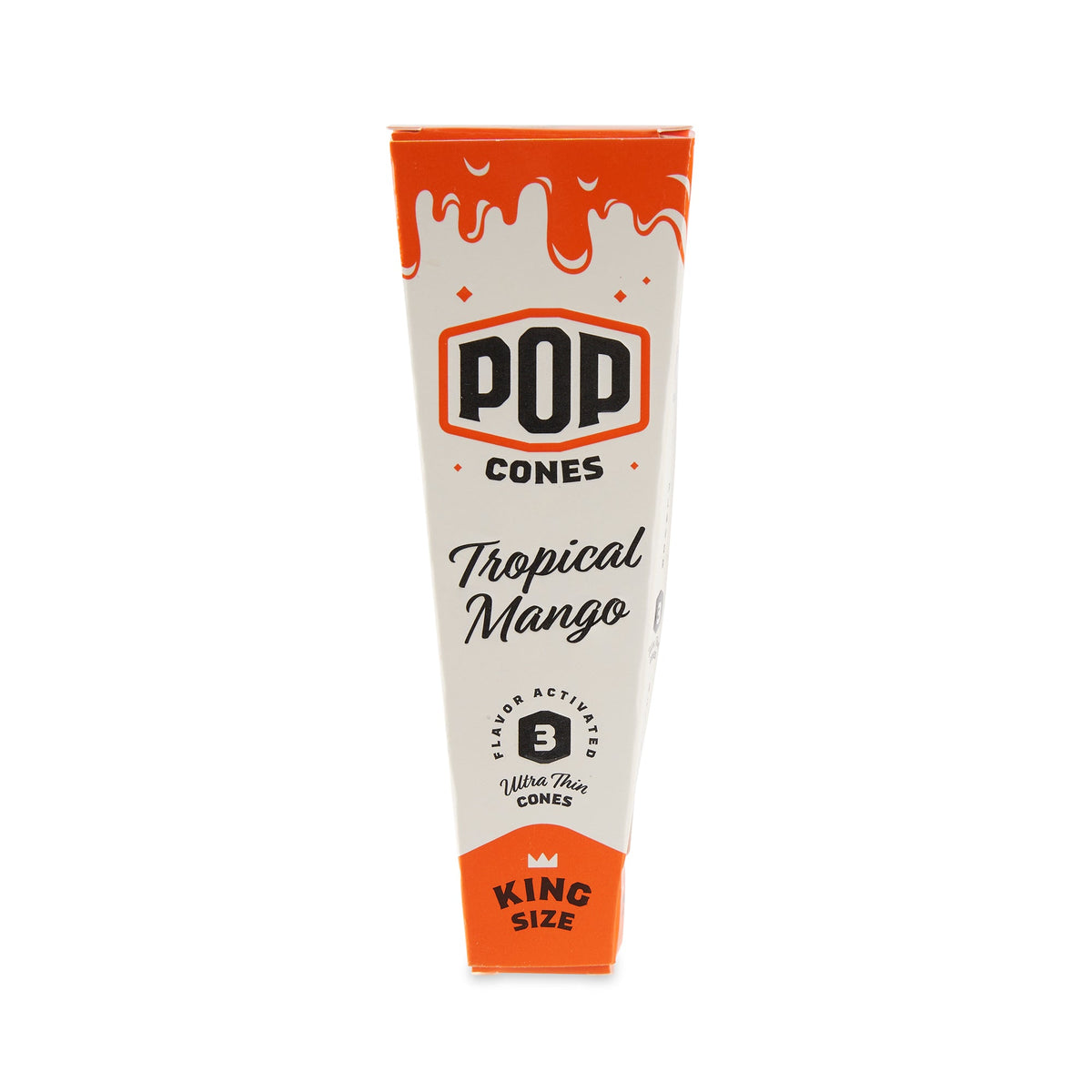 Pop Cones King Size Ultra Thin 3pk Cones - 24ct Display - Discreet Smoker
