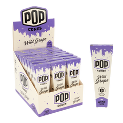 Pop Cones King Size Ultra Thin 3pk Cones - 24ct Display