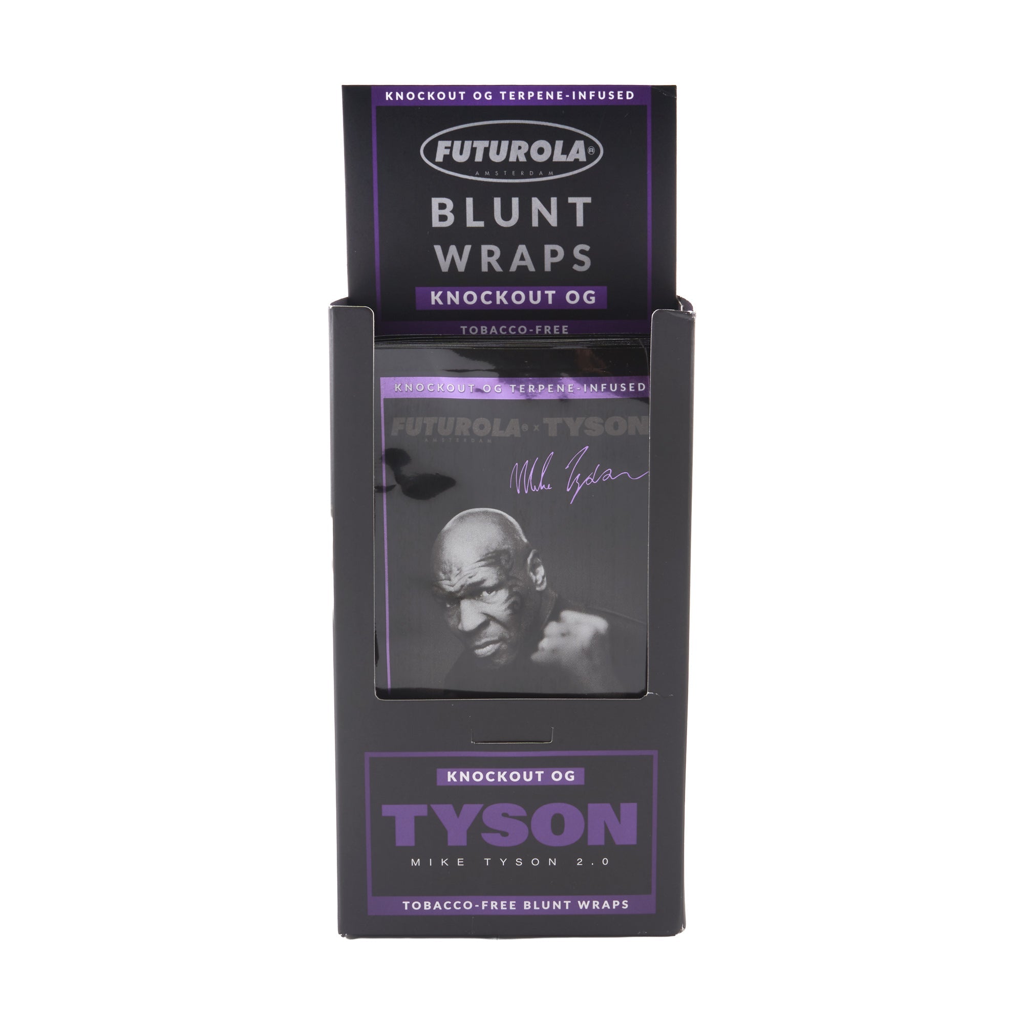 Futurola x Tyson 2.0 Terpene-Infused Blunt Wraps – 25ct - Discreet Smoker
