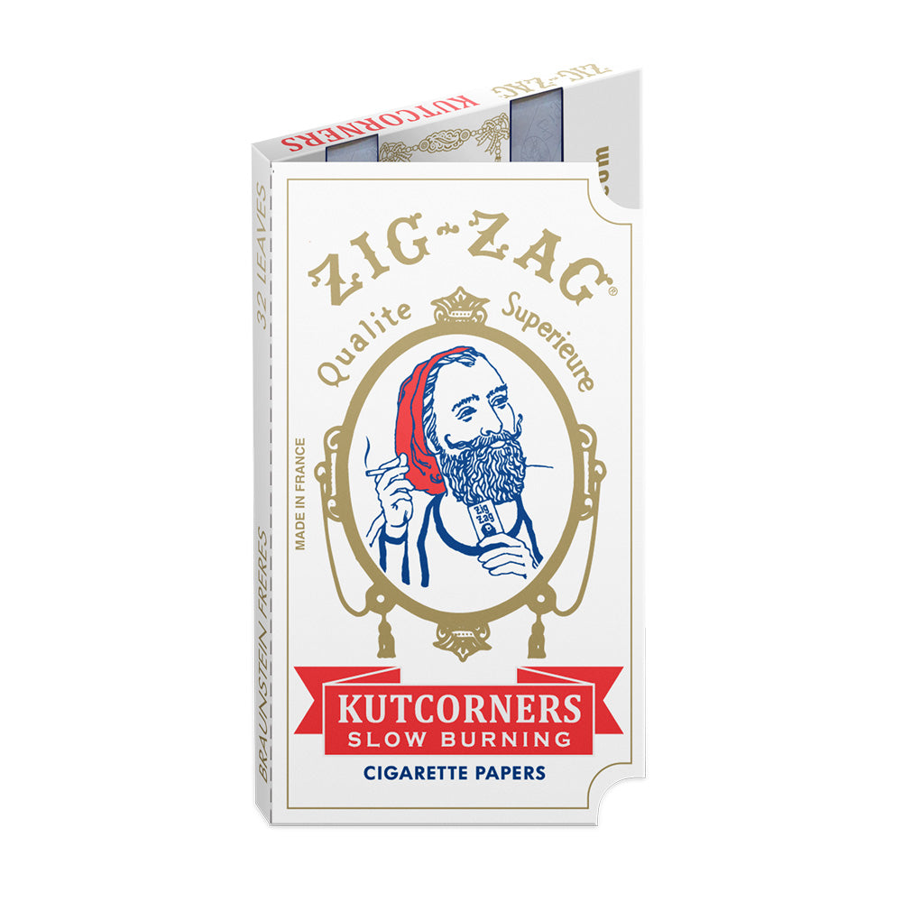 Zig Zag Cut Corner Rolling Papers - Discreet Smoker