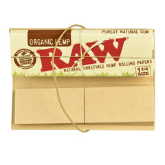 24pc Display - RAW Organic Hemp 1 1/4 Connoisseur Rolling Papers