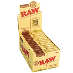 24pc Display - RAW Organic Hemp 1 1/4 Connoisseur Rolling Papers