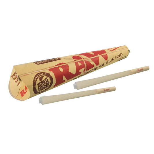 RAW Organic Hemp Cones - Discreet Smoker