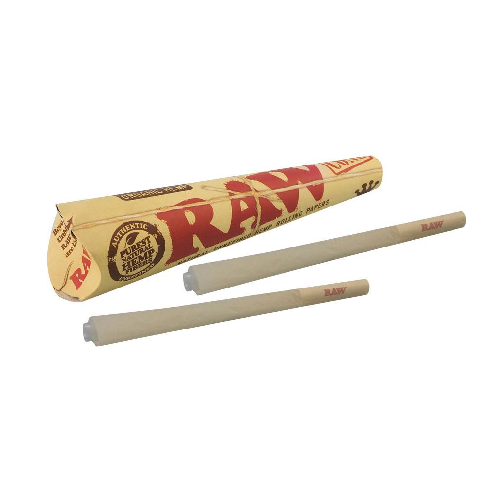 RAW Organic Hemp Cones - Discreet Smoker