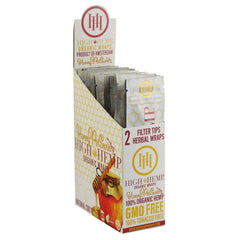 25PC DISP - High Hemp Organic CBD Wraps - 2pk - Discreet Smoker