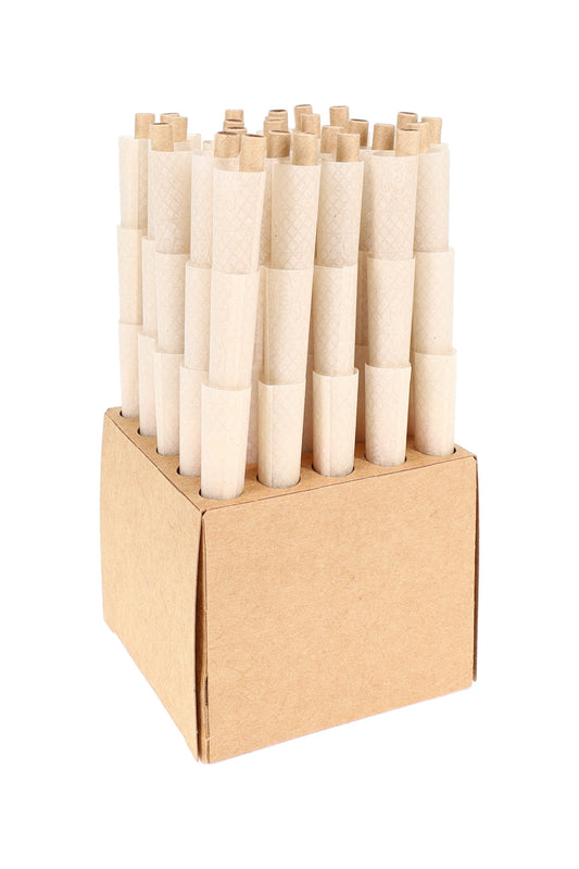 RAW Organic 1¼ Pre-Rolled Cones – 75 Count Box - Discreet Smoker