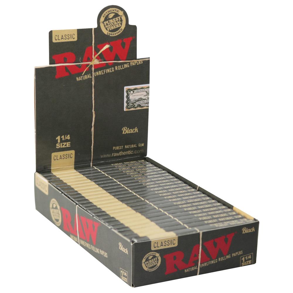 Raw Black Classic Rolling Papers - Discreet Smoker