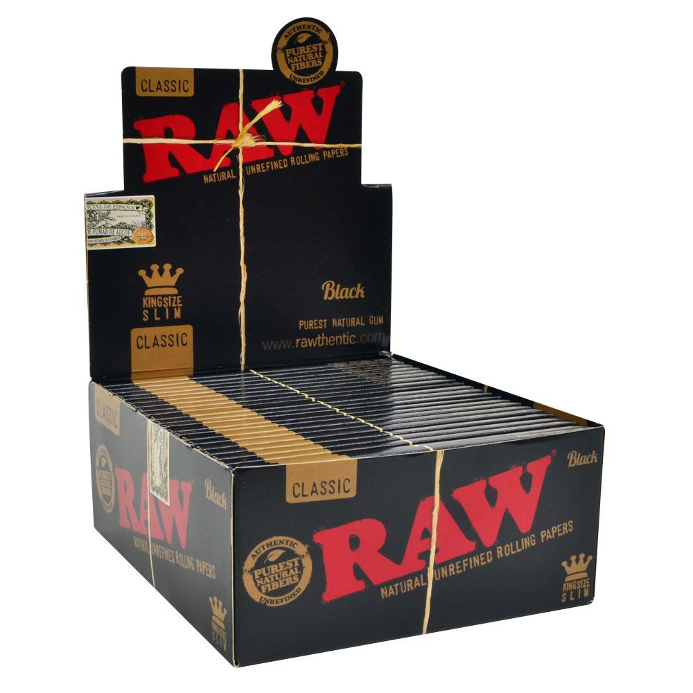 Raw Black Classic Rolling Papers - Discreet Smoker