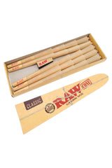 RAW Classic Pre-Rolled Cones – 1¼ – 20/Pack – 12-Count Display