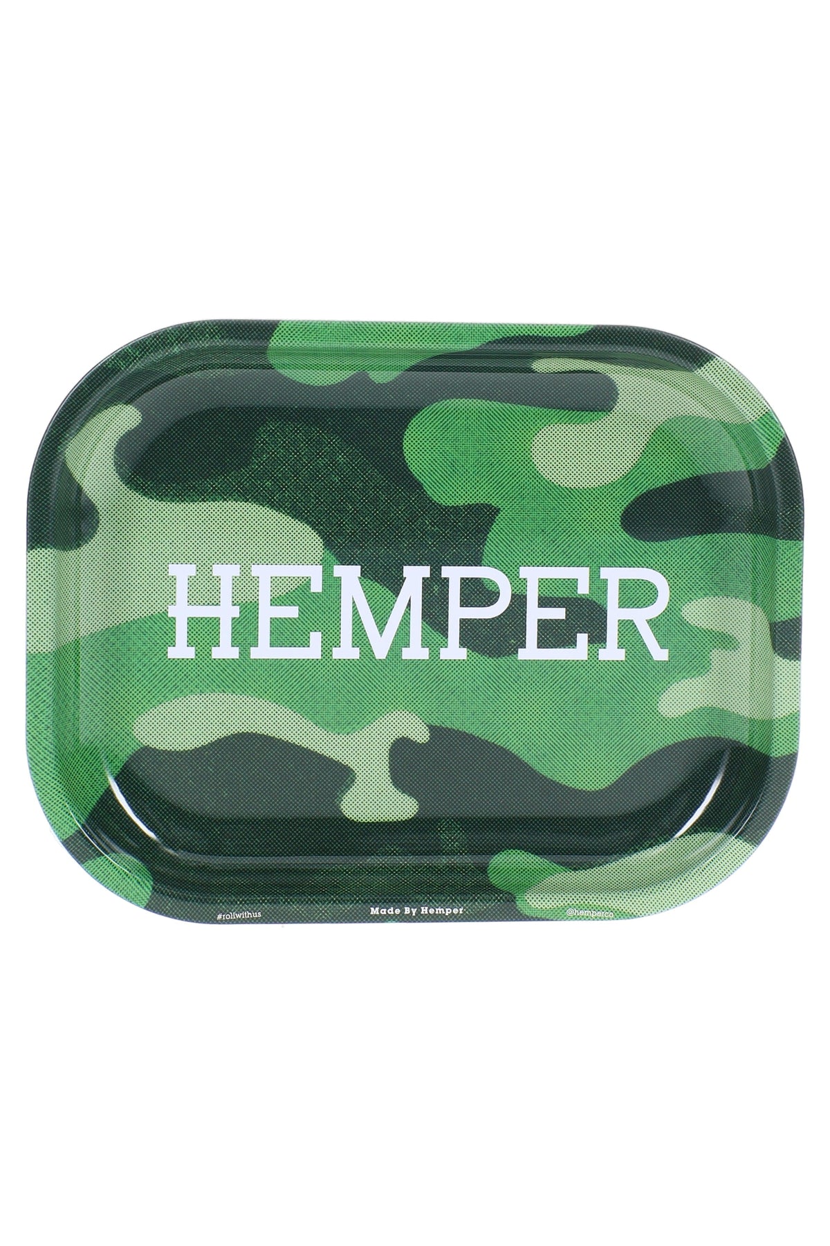 Hemper Small Metal Rolling Tray – 7″ × 5.5″