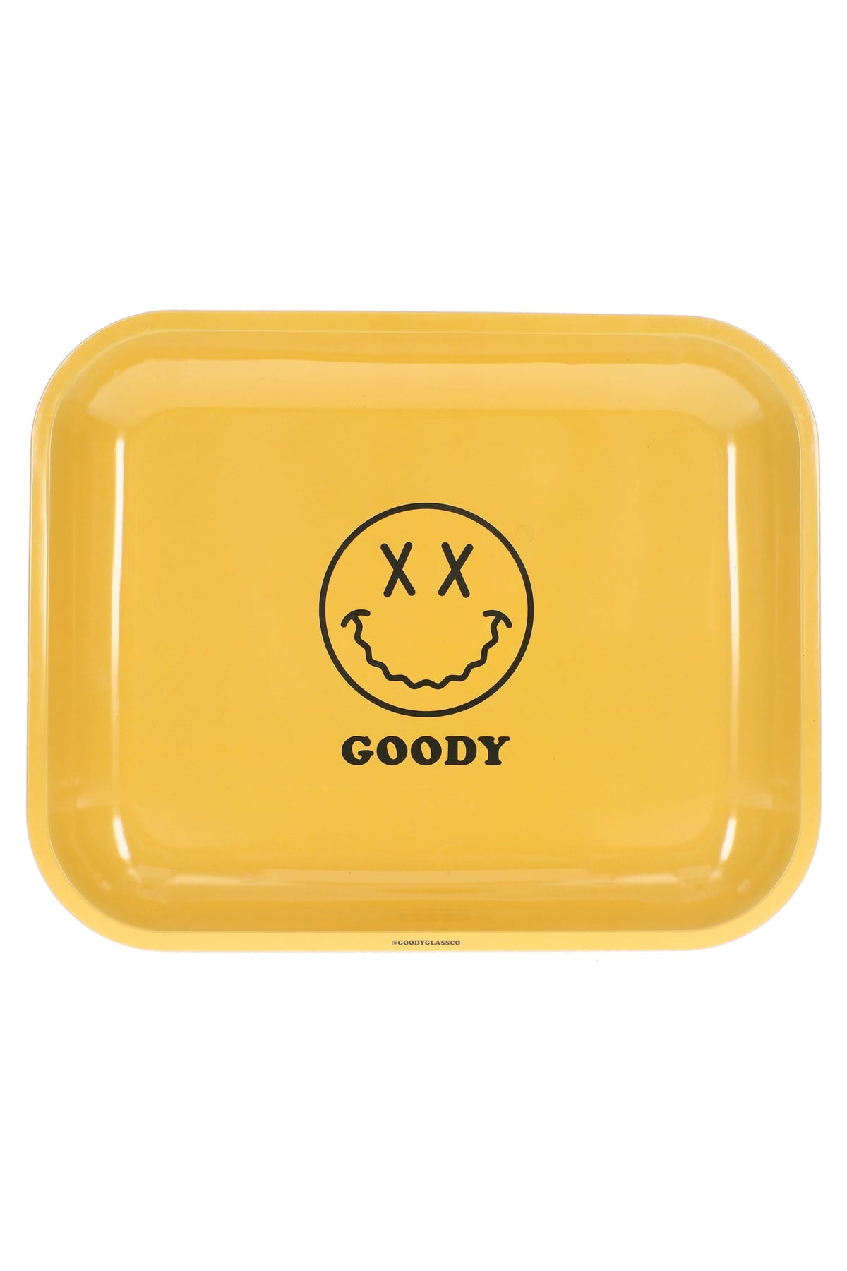 Goody Glass Large Metal Rolling Tray – 13.25″ × 10.75″