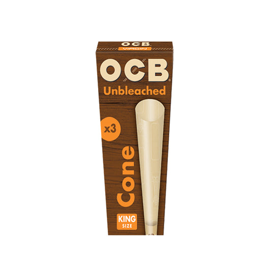 32PC DISPLAY - OCB Unbleached Cones - Discreet Smoker