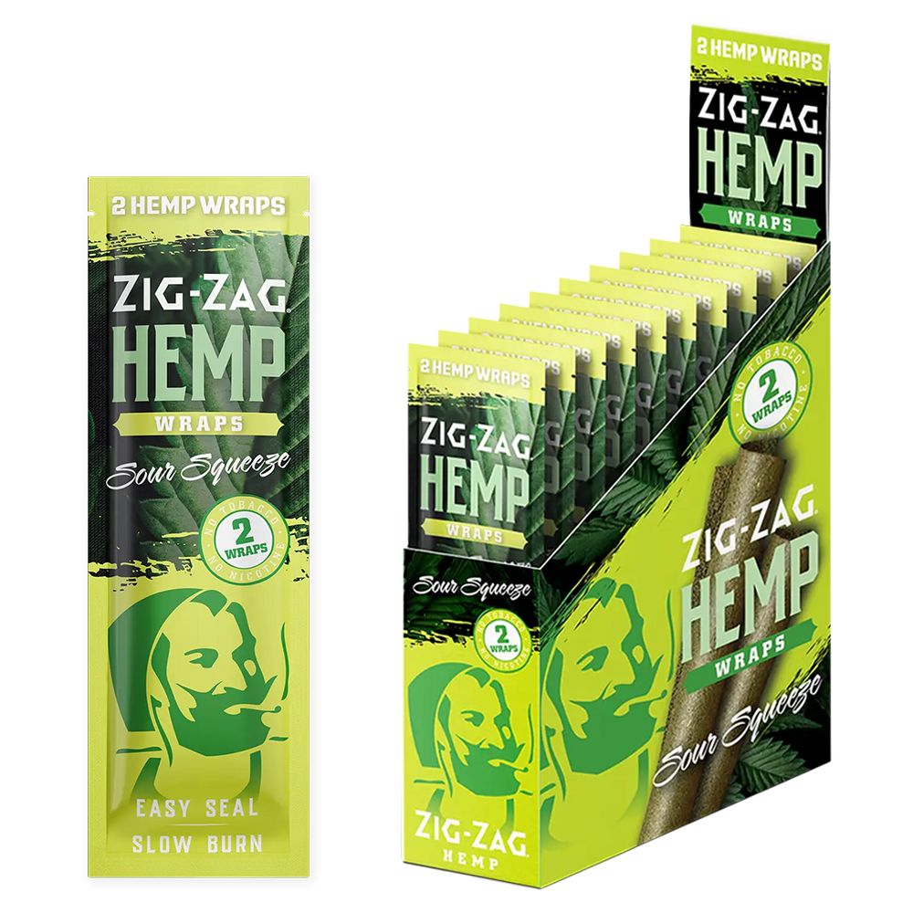 Zig Zag Hemp Wraps - 2pk - Discreet Smoker