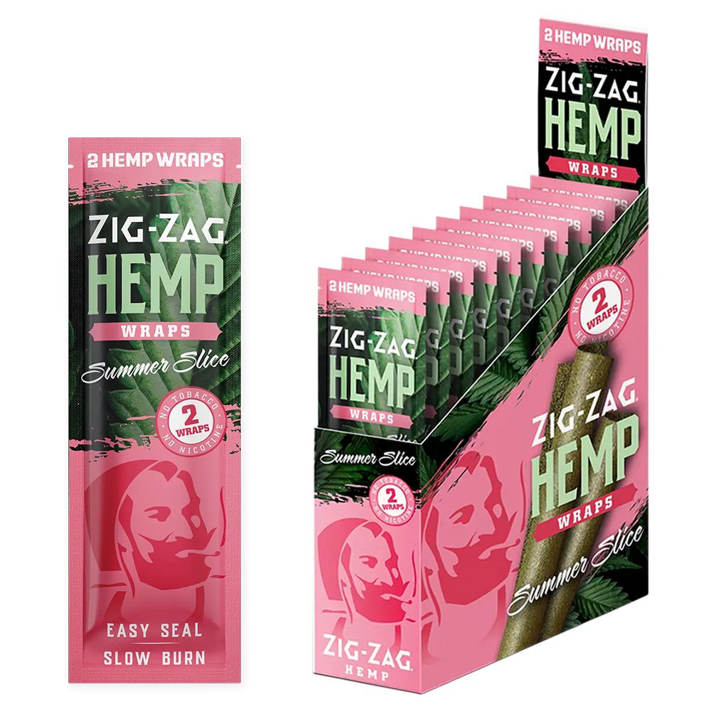 Zig Zag Hemp Wraps - 2pk - Discreet Smoker