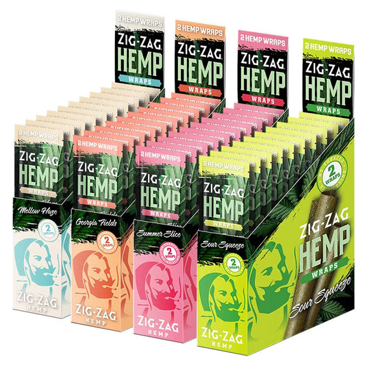 Zig Zag Hemp Wraps - 2pk - Discreet Smoker