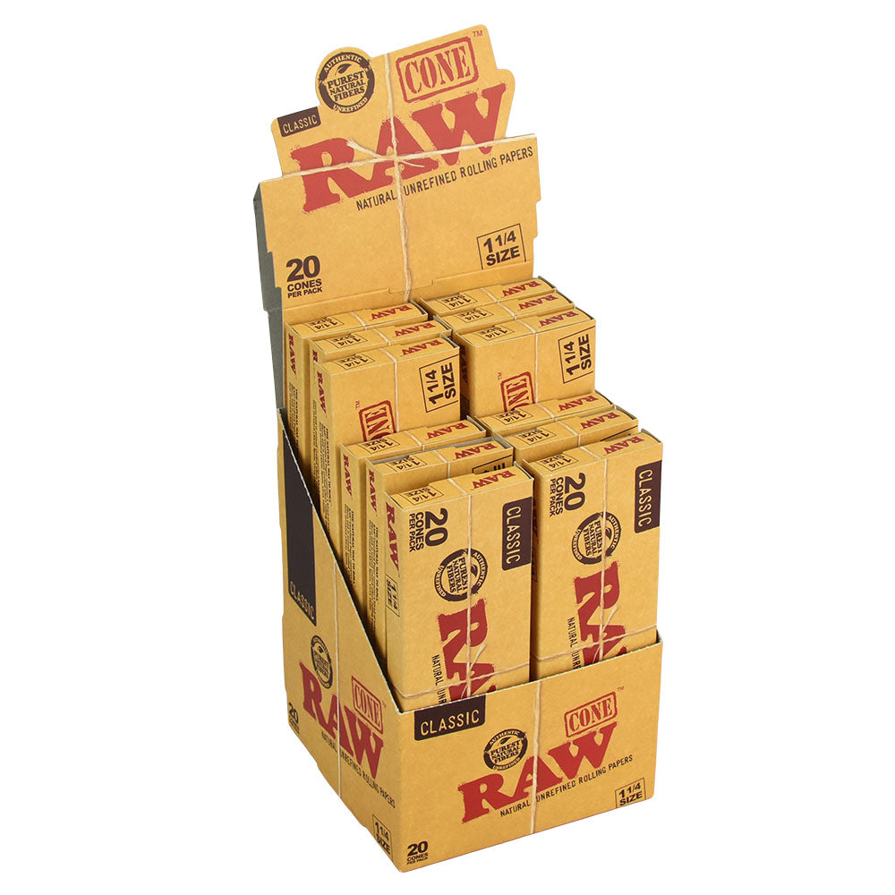 RAW Classic Cone | 20pk | 12pc Display - Discreet Smoker