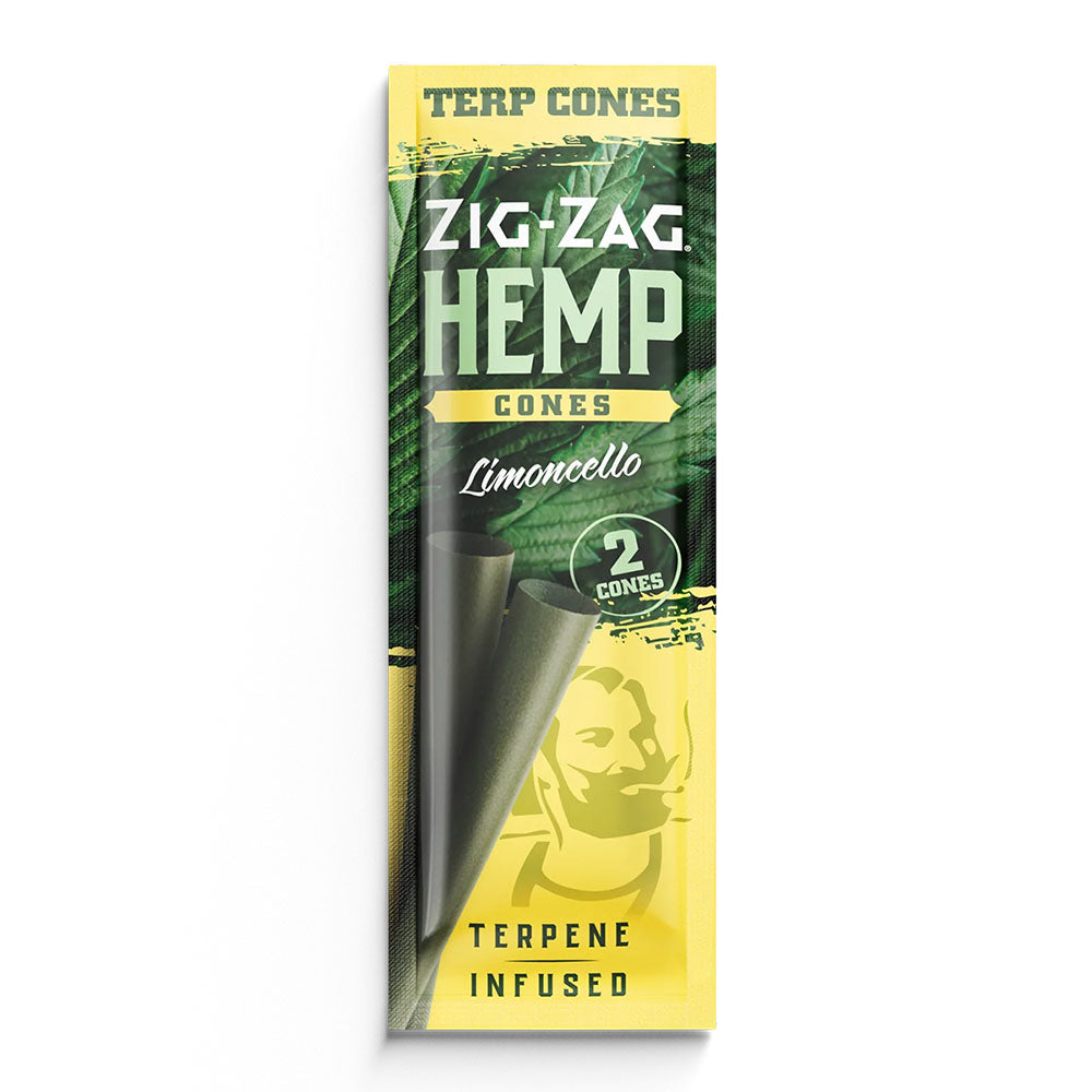 Zig Zag Terpene Infused Pre-Rolled Cones | 2pk | 15pc Display - Discreet Smoker