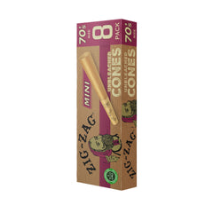 Zig Zag Unbleached Mini Cones | 70mm